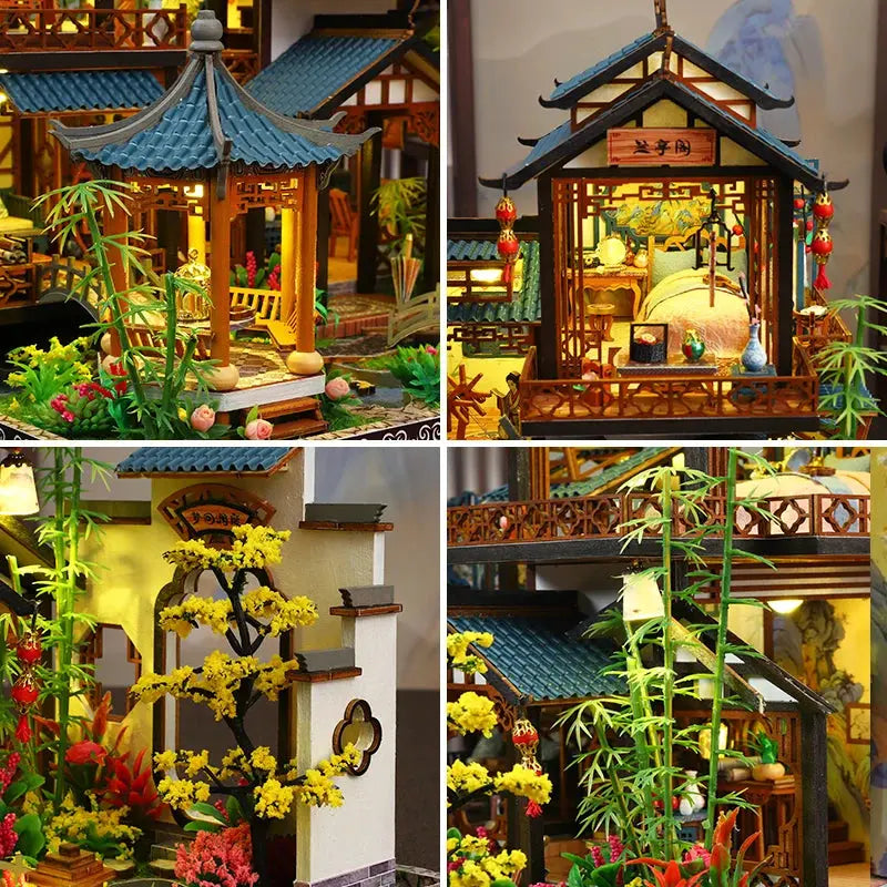 Asian DollHouse Model - Model to assemble