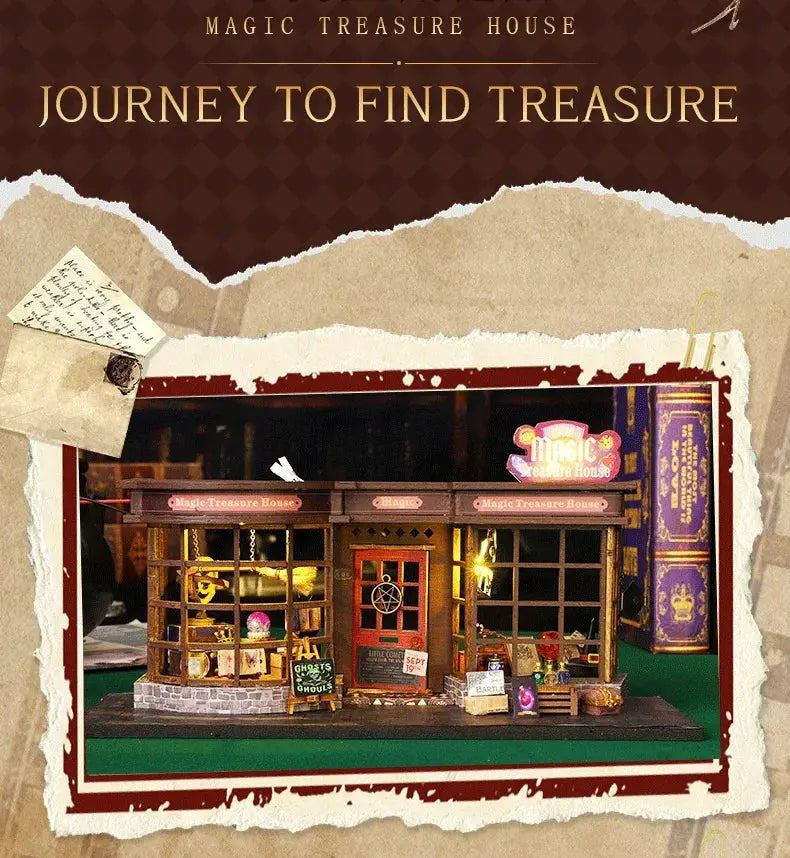 Magic Treasure Doll House - Model to assemble