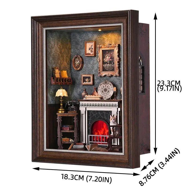 Werewolf Hunting Dollhouse with Light - Model to assemble