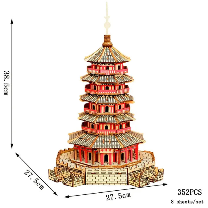 Ancient Town of Fenghuang Model to assemble