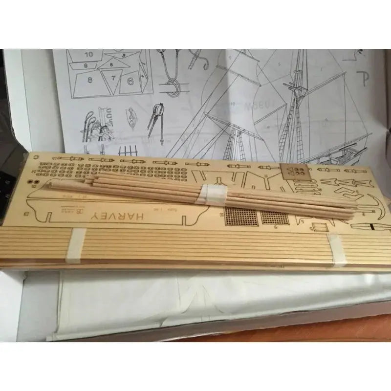 Wooden Assembled Ancient Sailboat Model Kit - Model to assemble