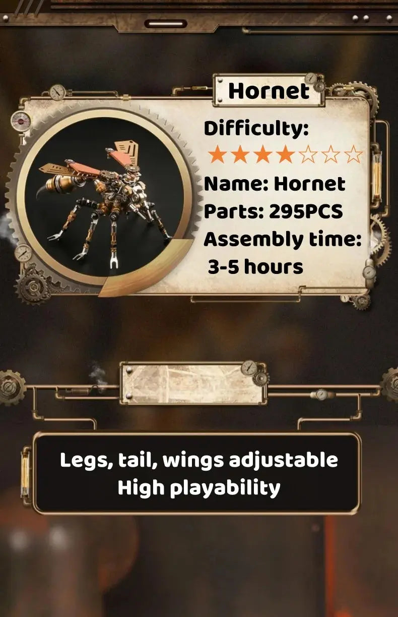 Metal insect Model to assemble