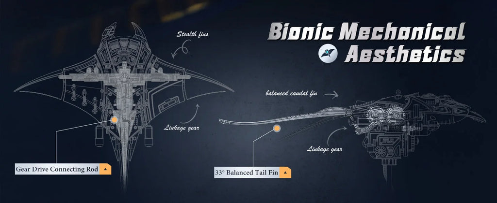 Manta Ray Mechanical - Model to assemble