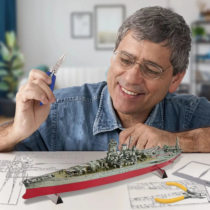 Yamato Nagato Class Battleship Metal Model to assemble