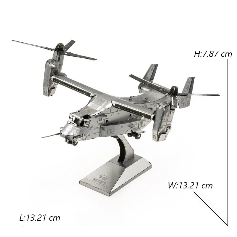 3D Metal Puzzle UFO DIY Handmade Space Exploration Spacecraft Assembly Model Jigsaw Puzzle Toys For Adult Kids Model to assemble