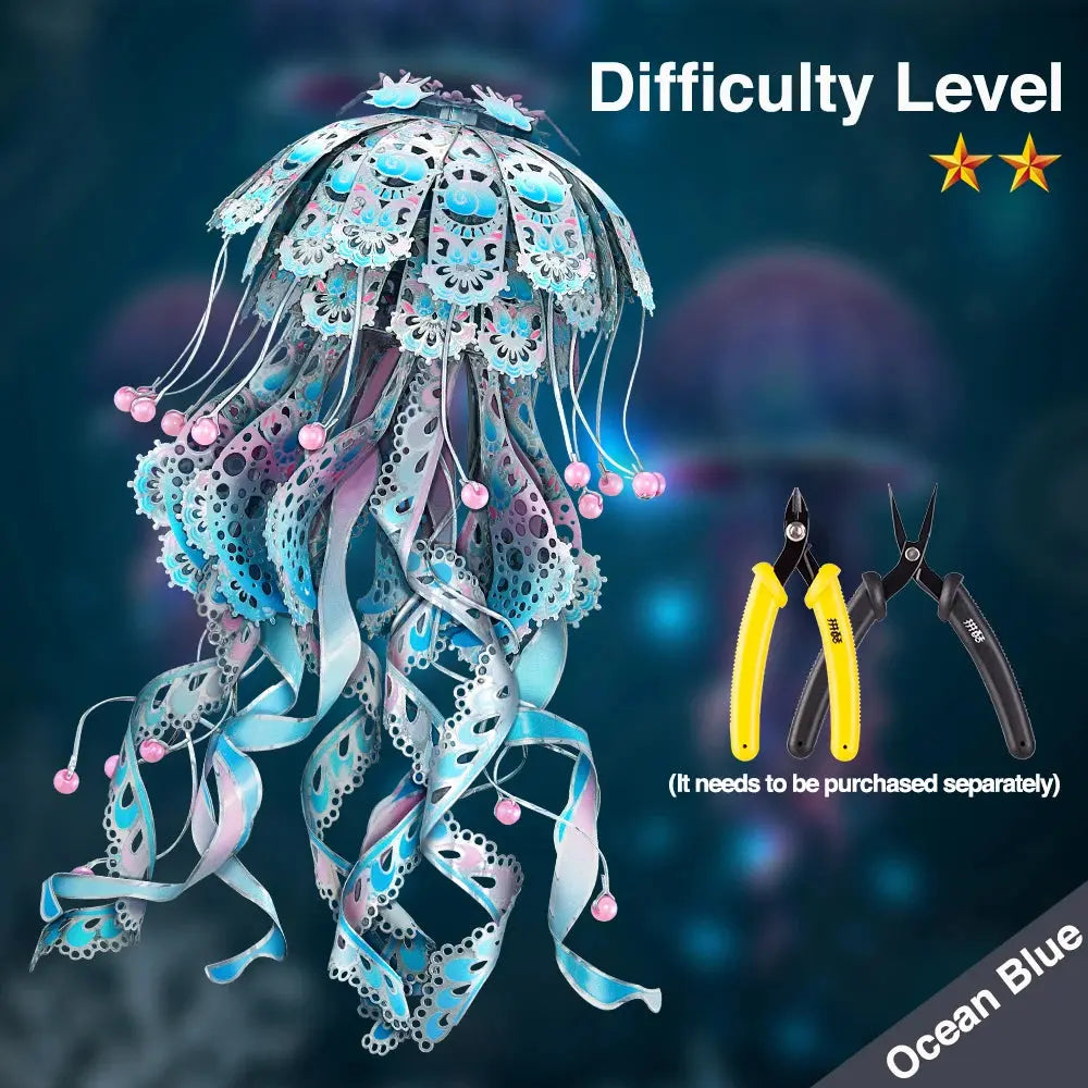 Jellyfish Metal Model Kit - Model to assemble