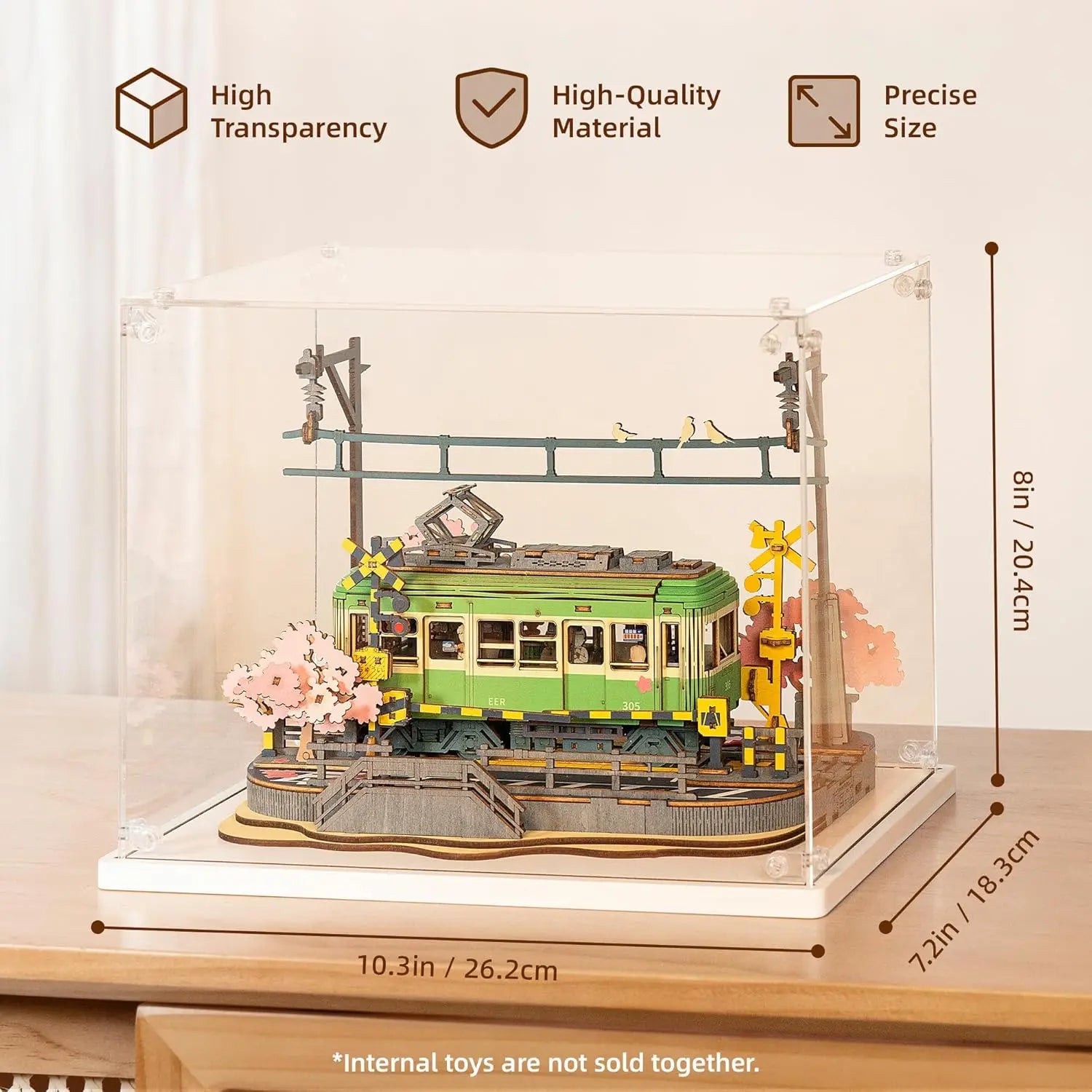 Sakura Journey Tram (with LED Lights) - Model to assemble