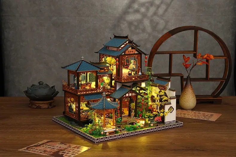 Asian DollHouse Model - Model to assemble