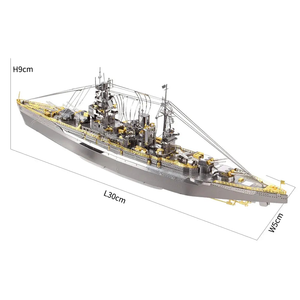 Yamato Nagato Class Battleship Metal Model to assemble