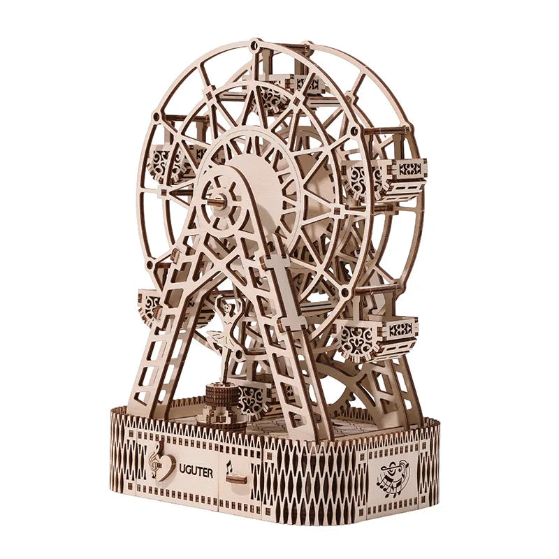 Vintage Pendulum Owl Clock Ferris Wheel