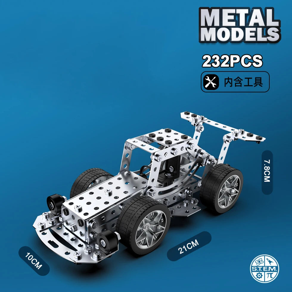 Racing Off-road Vehicle Model Screws And Nuts Disassembly