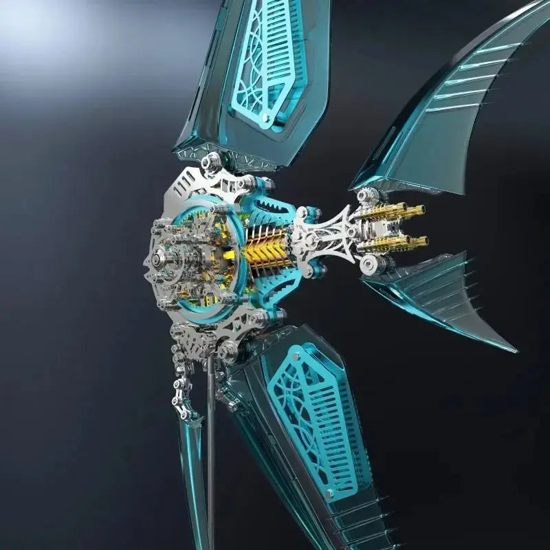 Metal Angel Fish Model Kit - Model to assemble