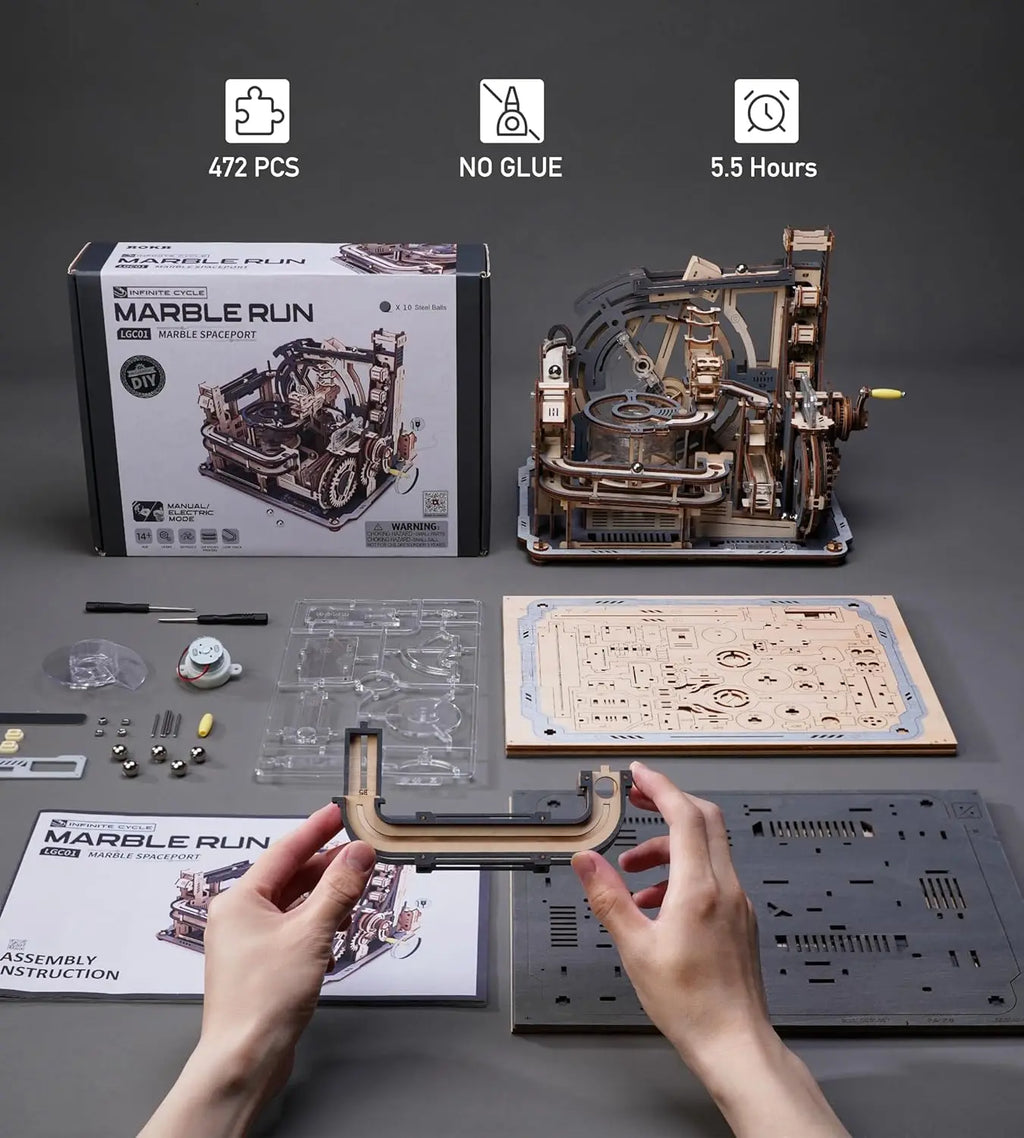 Electric Spaceport Marble - Model to assemble