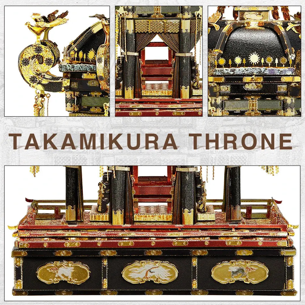 Takamikura Throne 3D Metal Puzzle - Model to assemble