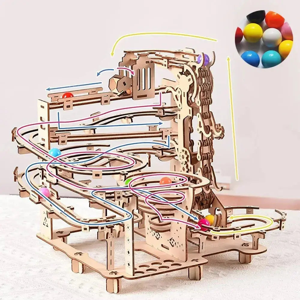 Marble Run Set DIY Assemble Building Model - Model to assemble