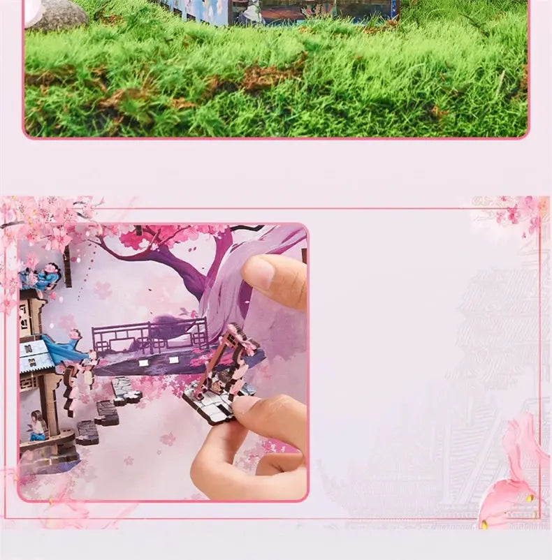 Sakura Book Nook - Model to assemble