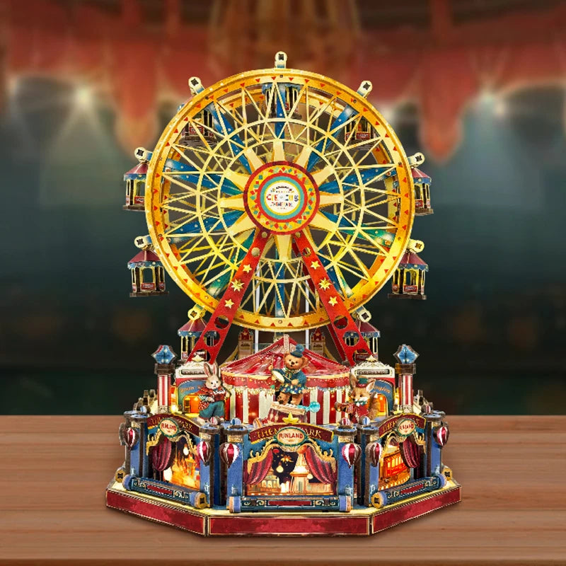 Century Ferris Wheel Music Box Doll Houses - Model to assemble