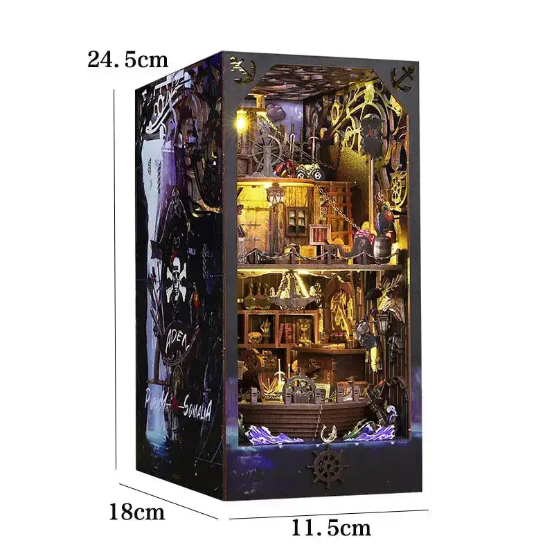 Pirates' Den DIY Book Nook Kit Model to assemble