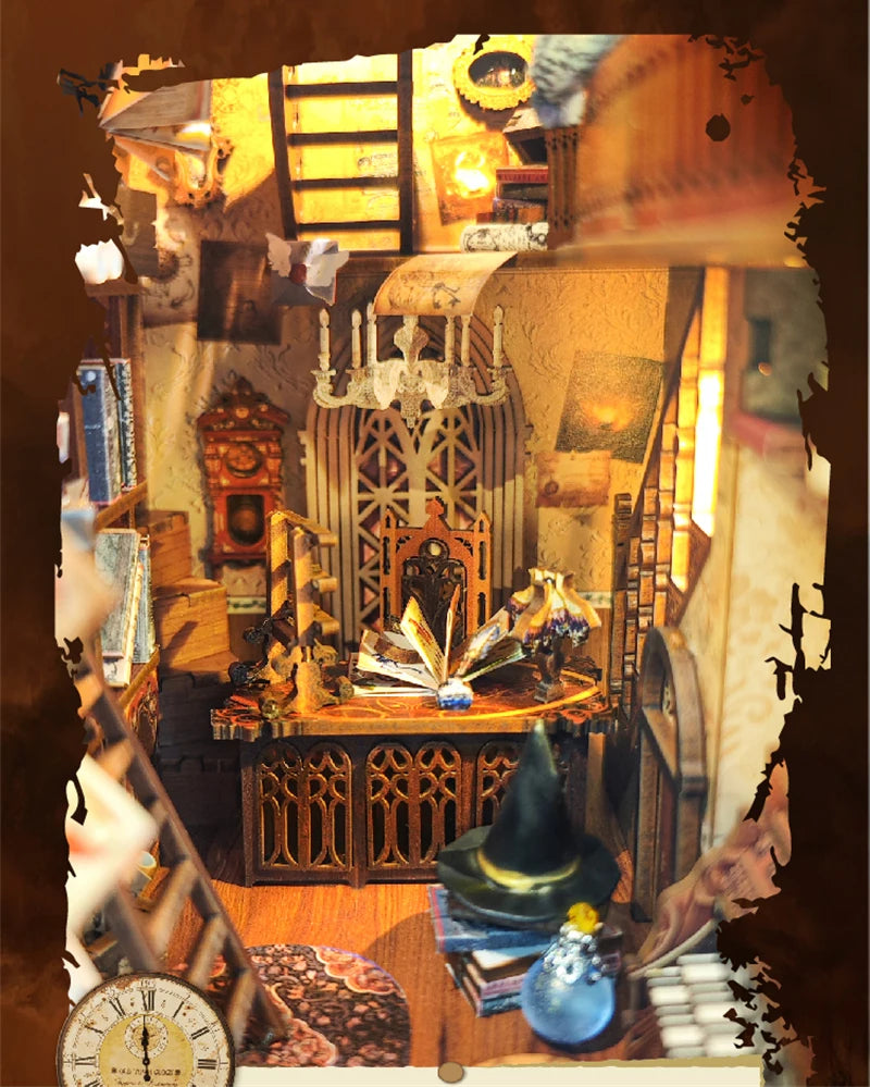 Magic Night Alley with LED lights - Model to assemble