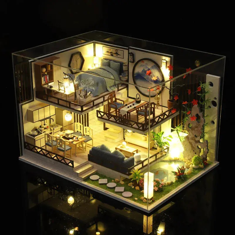 Wooden Miniature House - Model to assemble