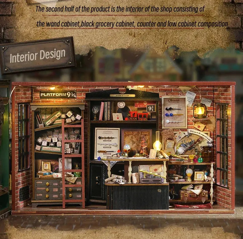 Magic Shop Dollhouse - Model to assemble
