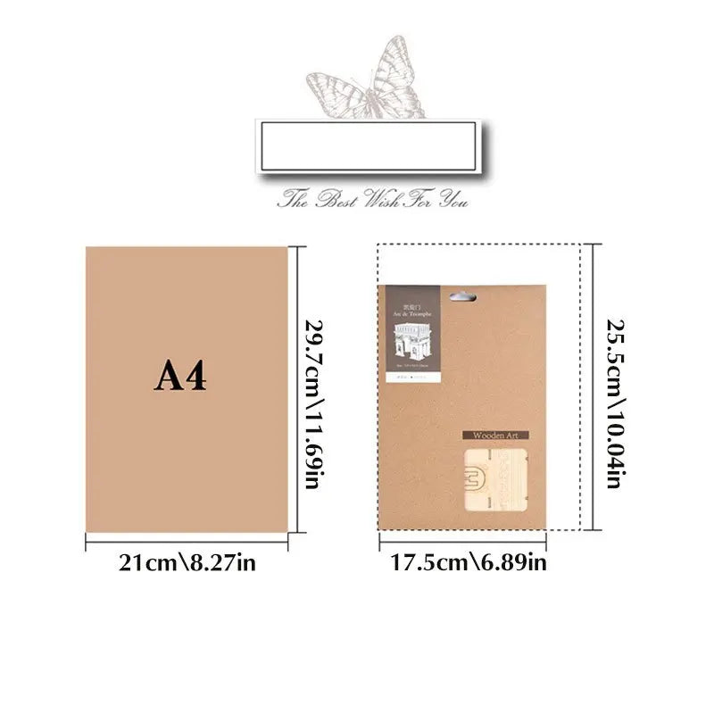 3D DIY Wooden Puzzle Models
