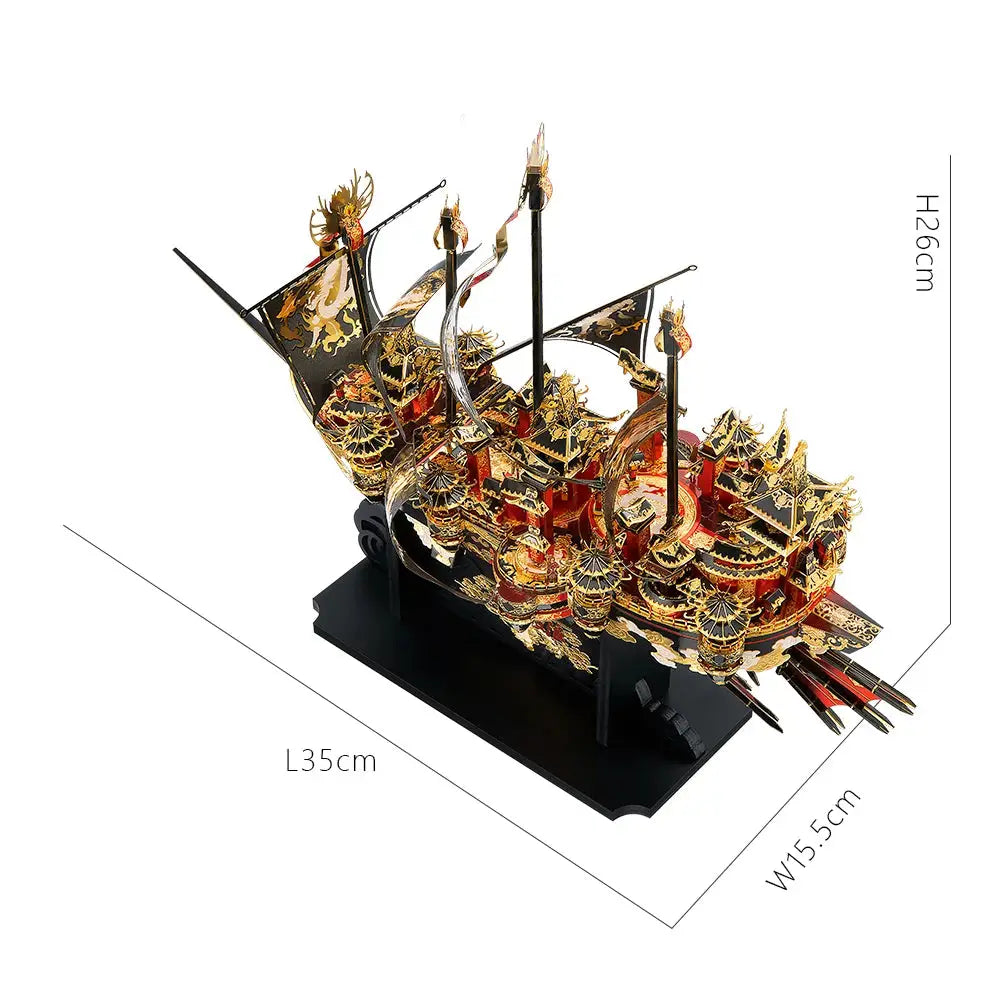 The Wind Breaker 3D Metal Ship Model Kit