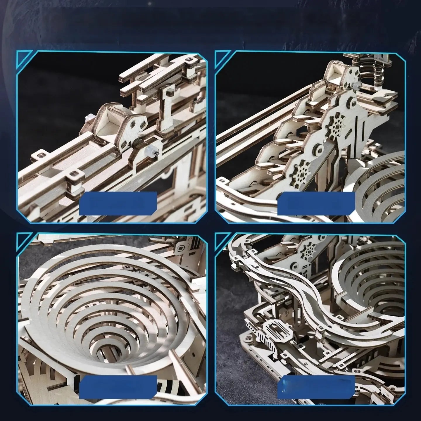 Rolling Ball Track Model Kits - Model to assemble