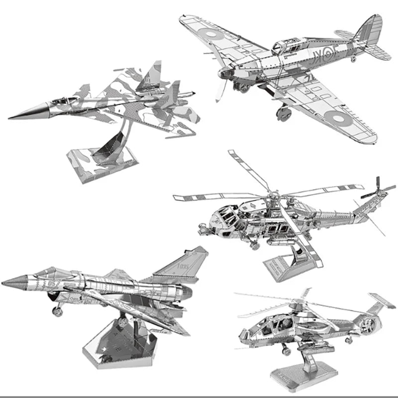 Metal Aircraft 3D Puzzle Model Kits DIY Model to assemble