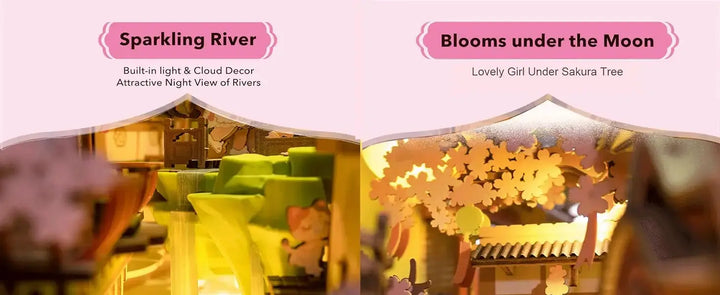 Doll House for Bookshelf - Model to assemble