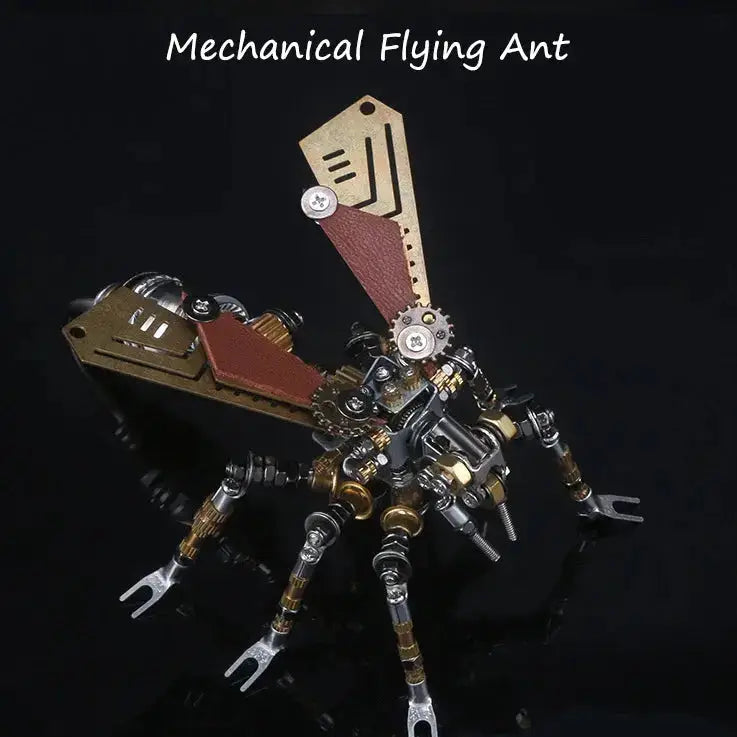 Mechanical Insect Iron Metal DIY Building Blocks 3D Three-Dimensional Assembly Model Puzzle toys Birthday Gift for Kid Adult
