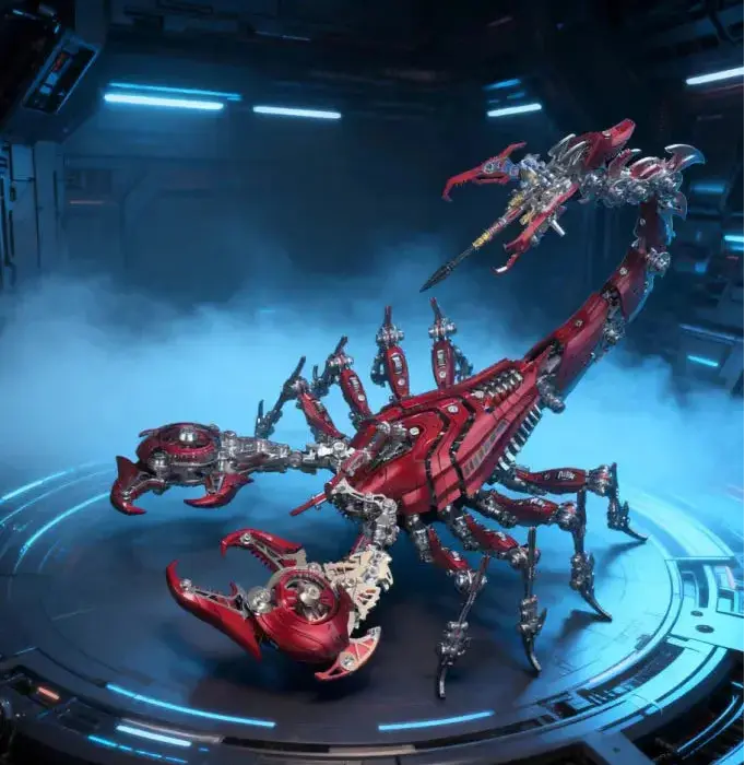 Mechanical Metal War Scorpion 3D Puzzle - Model to assemble
