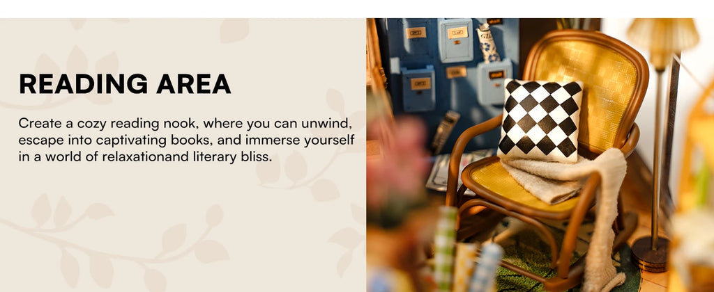 Doll House for Bookshelf - Model to assemble