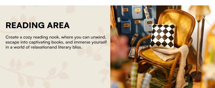 Doll House for Bookshelf - Model to assemble