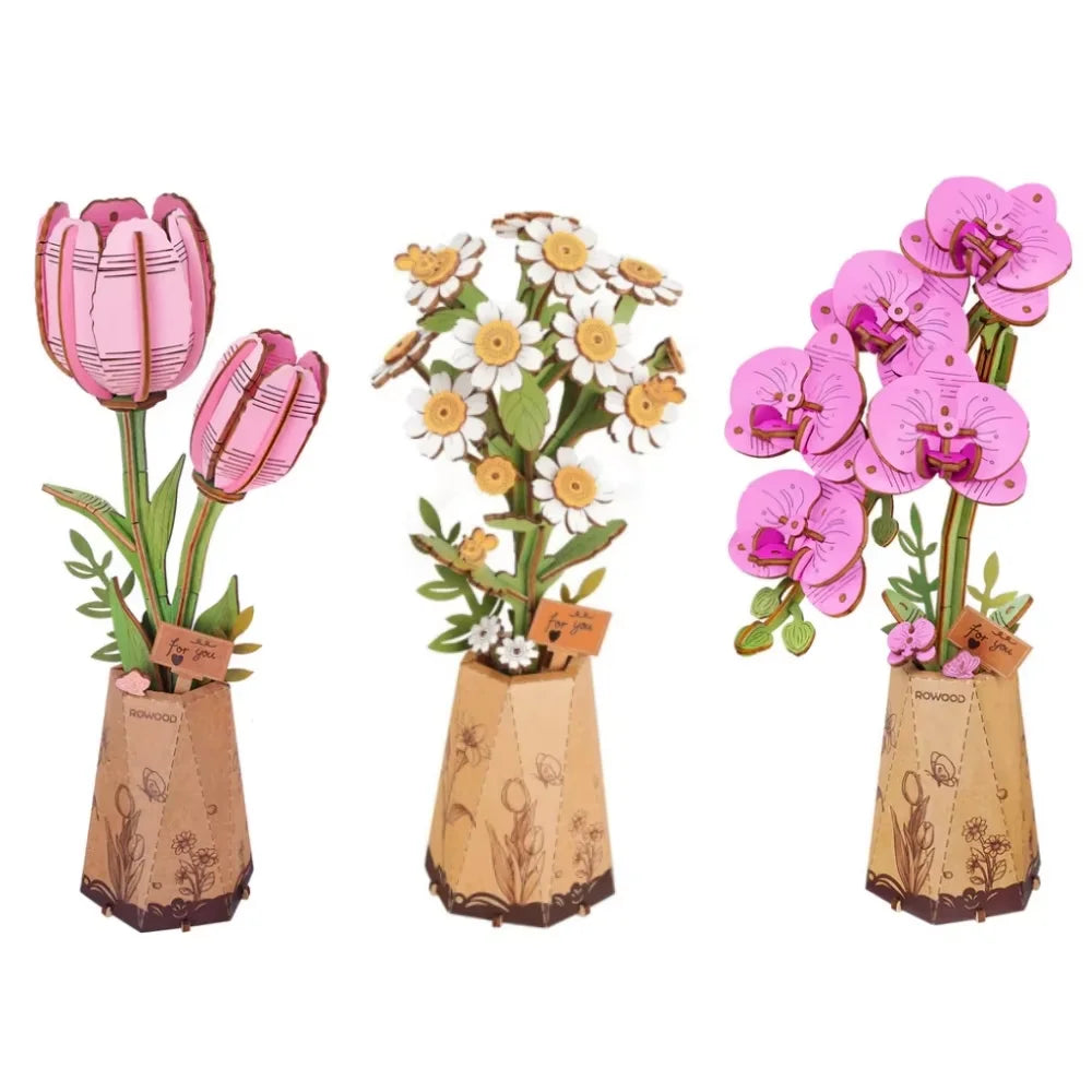 Flowers Bouquet - Model to assemble