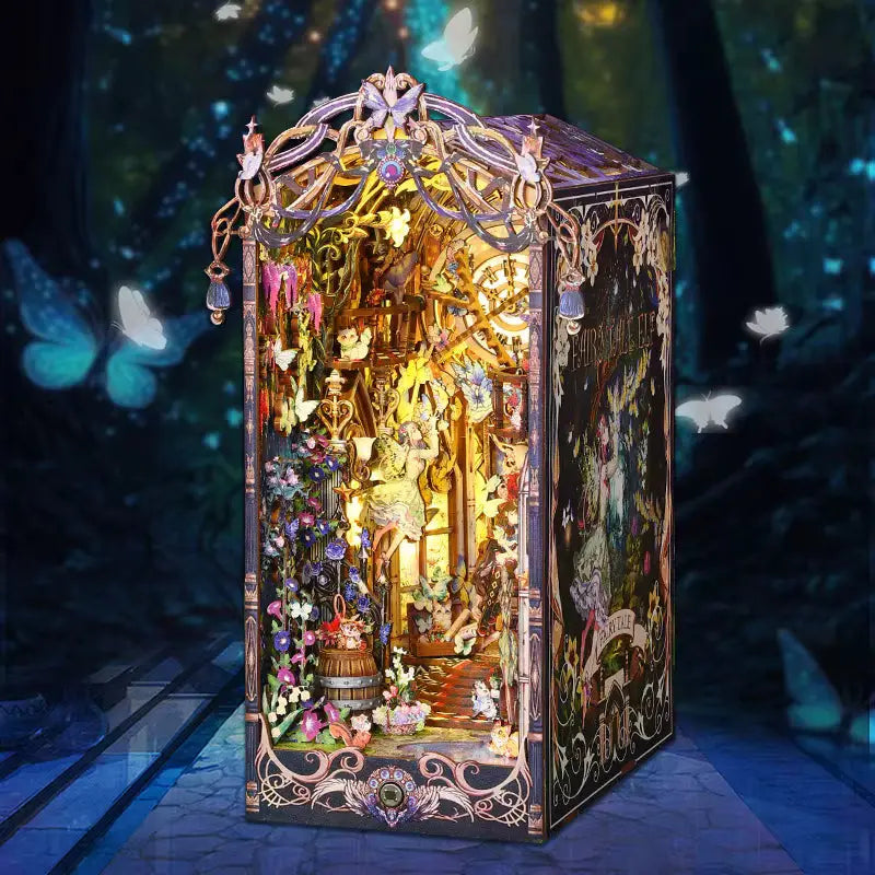 Fairy Garden Sanctuary DIY Book Nook Kit Model to assemble