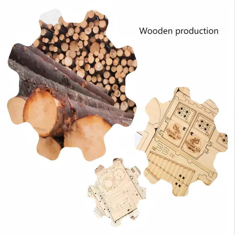 ATV Wooden Model Kit - Model to assemble