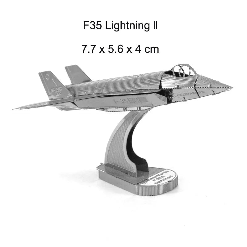 Metal Aircraft 3D Puzzle Model Kits DIY Model to assemble