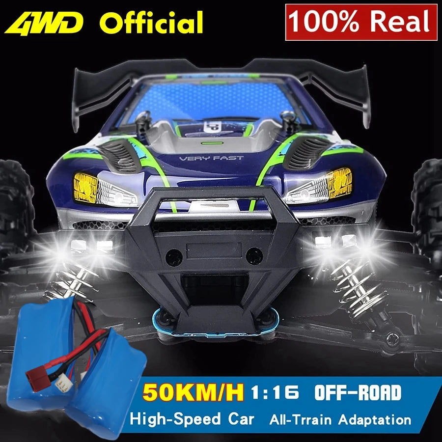 4WD Remote Control Car Off Road 4x4 RC High Speed Buggy Truck Super Brushless 50 or 80KM/H Fast Drift Racing Toy Kids Adults Model to assemble