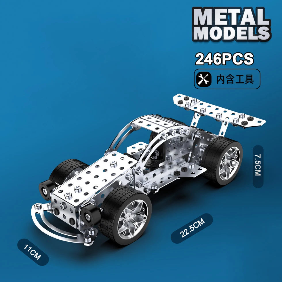 Racing Off-road Vehicle Model Screws And Nuts Disassembly