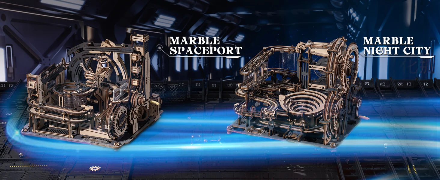 Electric Spaceport Marble - Model to assemble