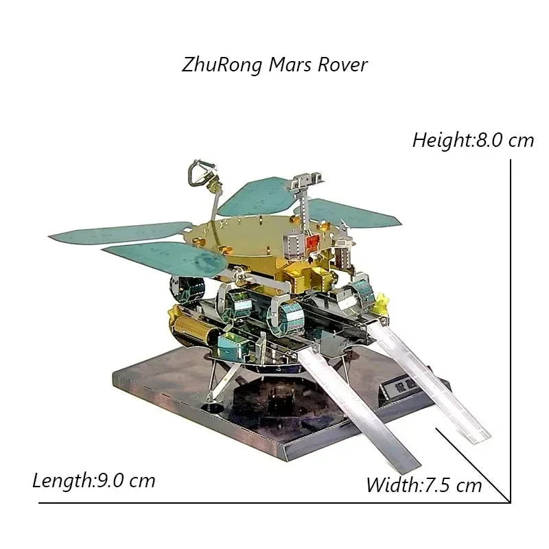 3D Metal Puzzle UFO DIY Handmade Space Exploration Spacecraft Assembly Model Jigsaw Puzzle Toys For Adult Kids Model to assemble
