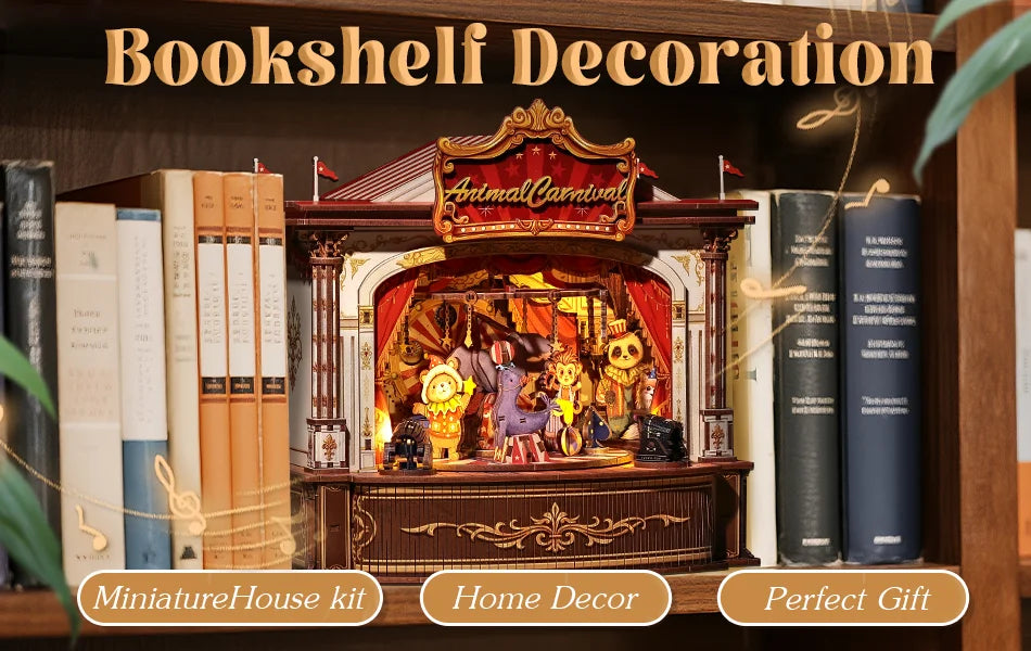 Japan Style Book Nook - Model to assemble