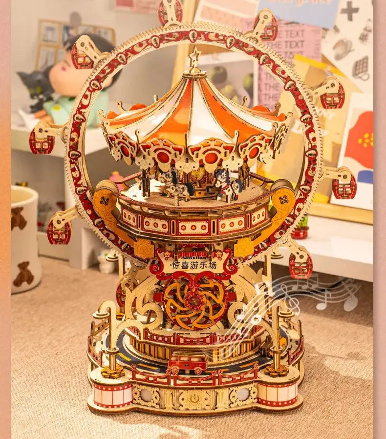 Wooden Playground Miniature Model - Model to assemble