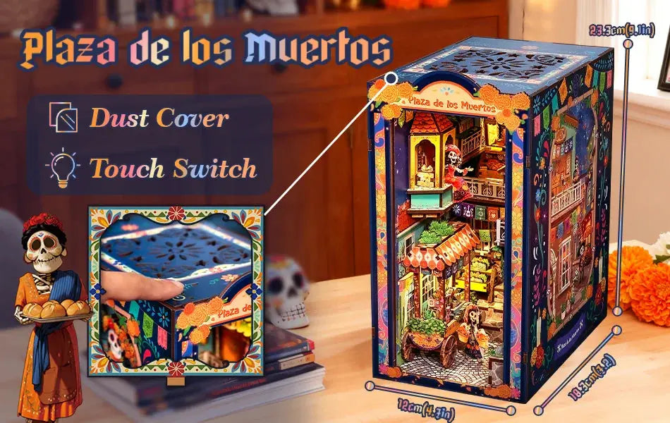 Plaza de los Muertos book nook - Model to assemble
