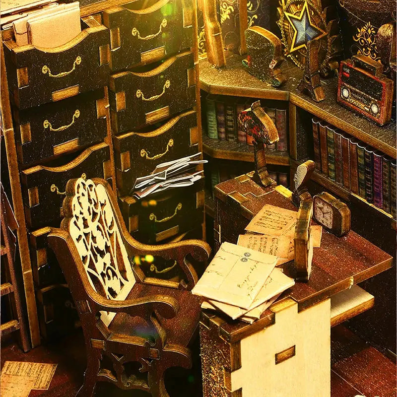DIY bookend Kits With LED Light - Model to assemble