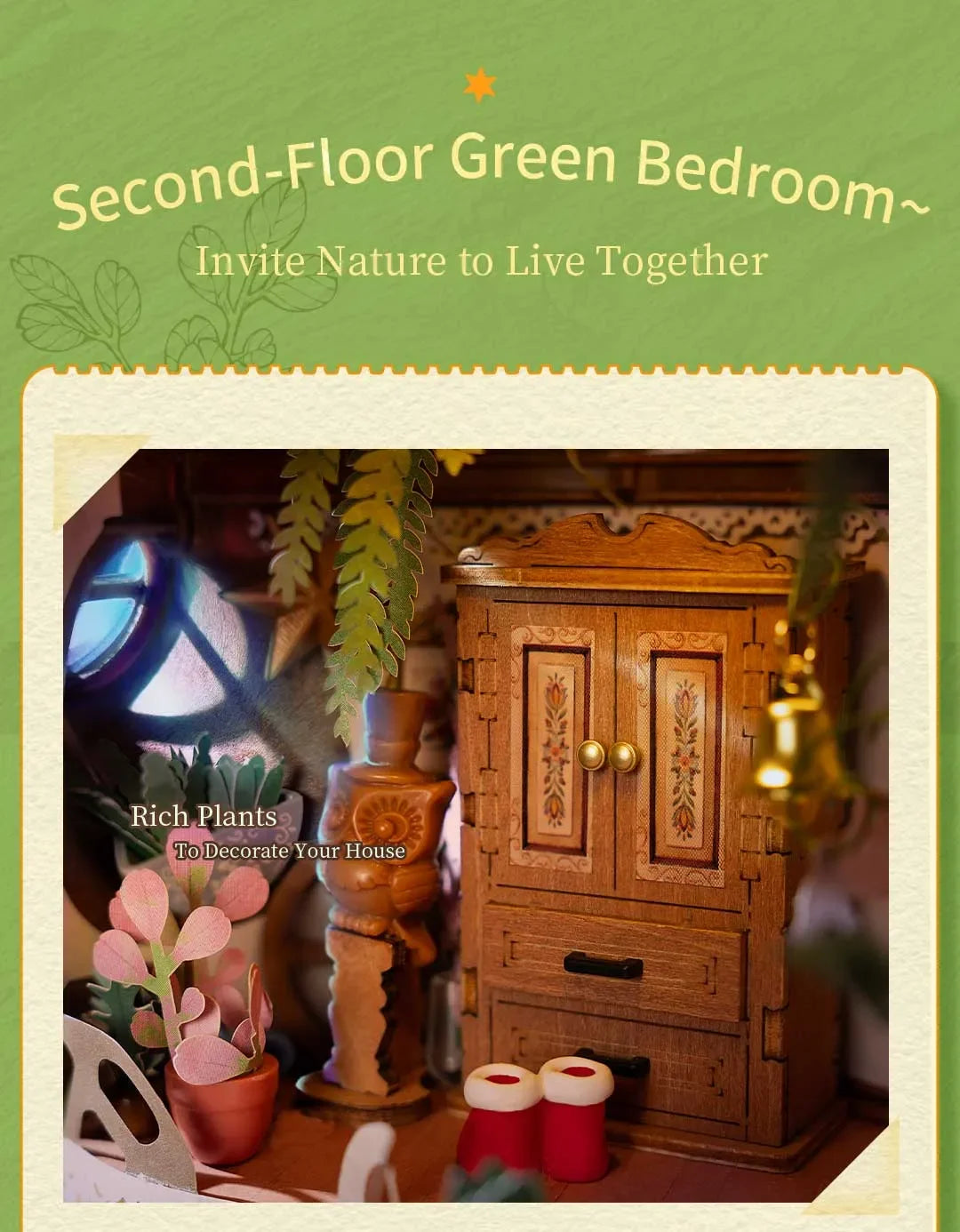 Fairytale Tree House Dollhouse - Model to assemble