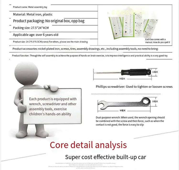 3 in 1 Vehicle Model to assemble