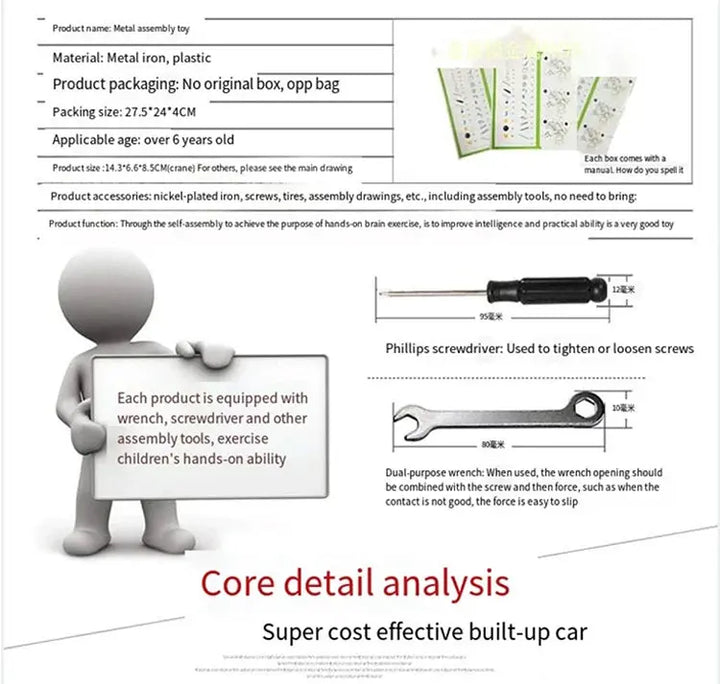 3 in 1 Vehicle Model to assemble