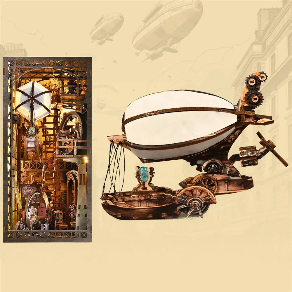Balloon Studio Ship Bookshelf - Model to assemble